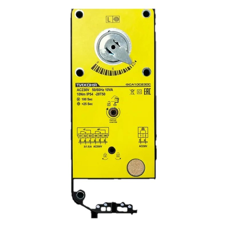 Электропривод ТИХОНЯ FSE10N230S (OEM) ON/OFF, 10 Н·м, 230 В, реверсивный для противопожарных клапанов с 2 доп. переключателями Электропривод ТИХОНЯ FSE10N230S (OEM) ON/OFF, 10 Н·м, 230 В, реверсивный для противопожарных клапанов с 2 доп. переключателями
