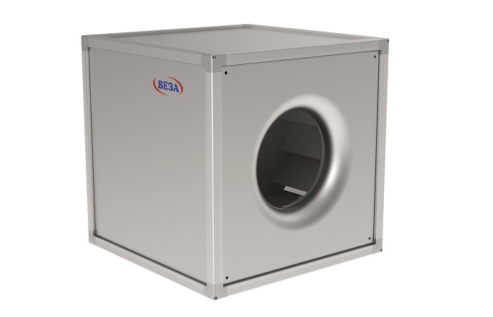 Вентилятор канальный радиальный квадратный каркасно-панельный с КАНАЛ-КВАРК-КП-ЕС