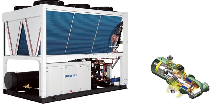 Винтовой чиллер Haier CI0550PANF с воздушным охлаждением