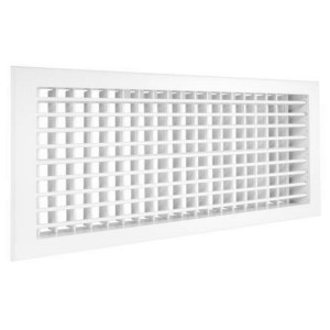 Настенная двурядная решётка ZILON 2 WA 500*300