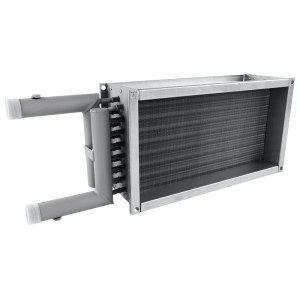 Водяной нагреватель для прямоугольных каналов ZILON ZWS 600x300-2
