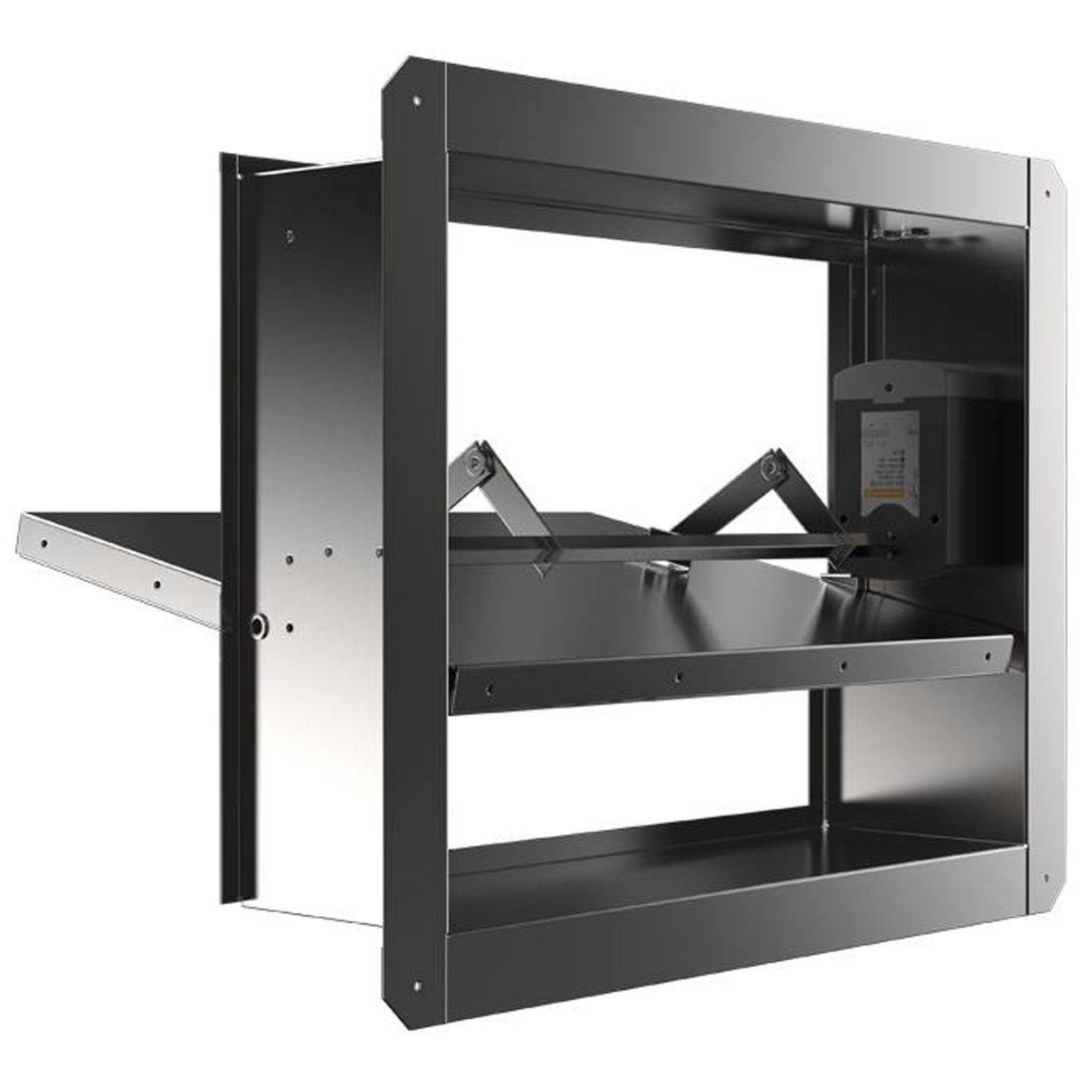 Клапан противопожарный SHUFT SHSD-120-O-1400_400-EM24-F1-IN-0-0, 1400×400 мм, EI 120