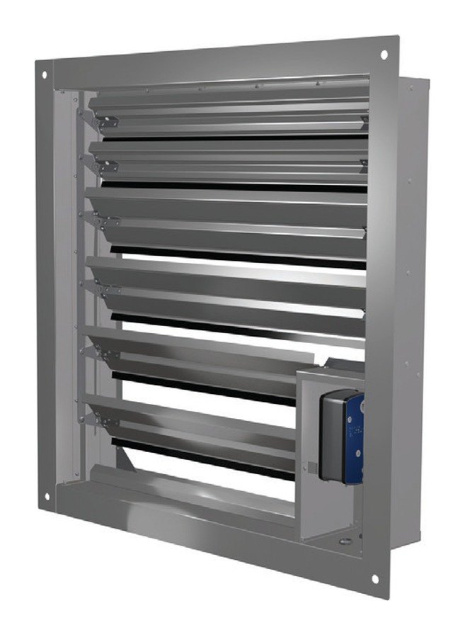 Клапан дымоудаления ДМУ-МС 550×350 многостворчатый Клапан дымоудаления ДМУ-МС 550×350 многостворчатый