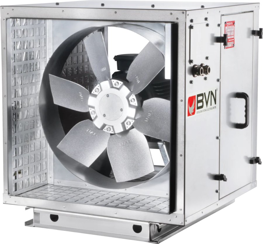 Шумоизолированный канальный осевой вентилятор дымоудаления ARMO-C 1000/2